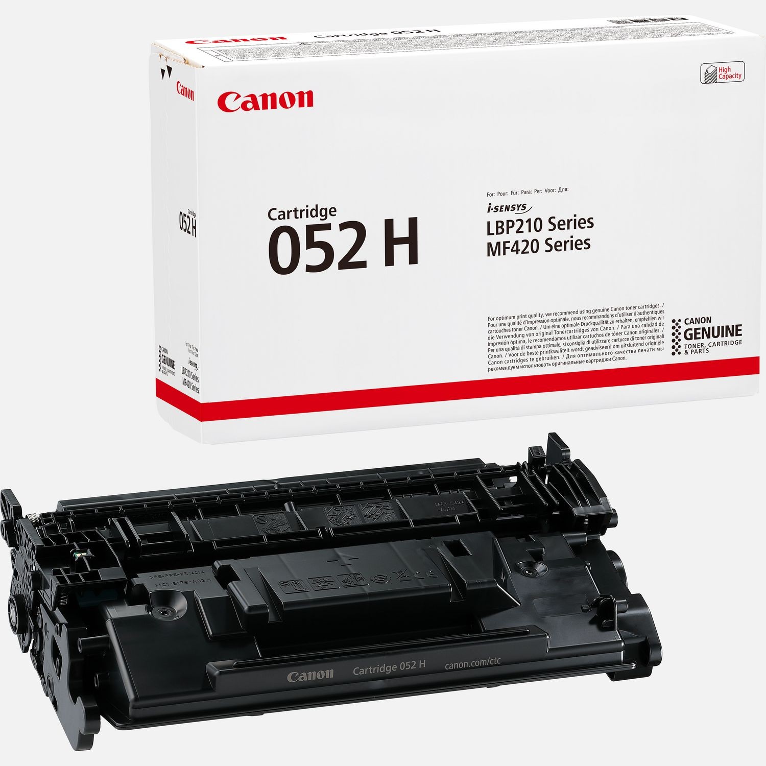 CANON (ORIGINAL) - Canon 052H Noir Cartouche de toner originale 2200C002